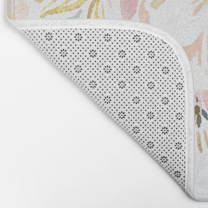 Pink Sunflower Meadow Summer Bath Mat Gallery Image 2