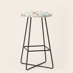 Armadillos in the Desert - Watercolor Stool Gallery Image 1