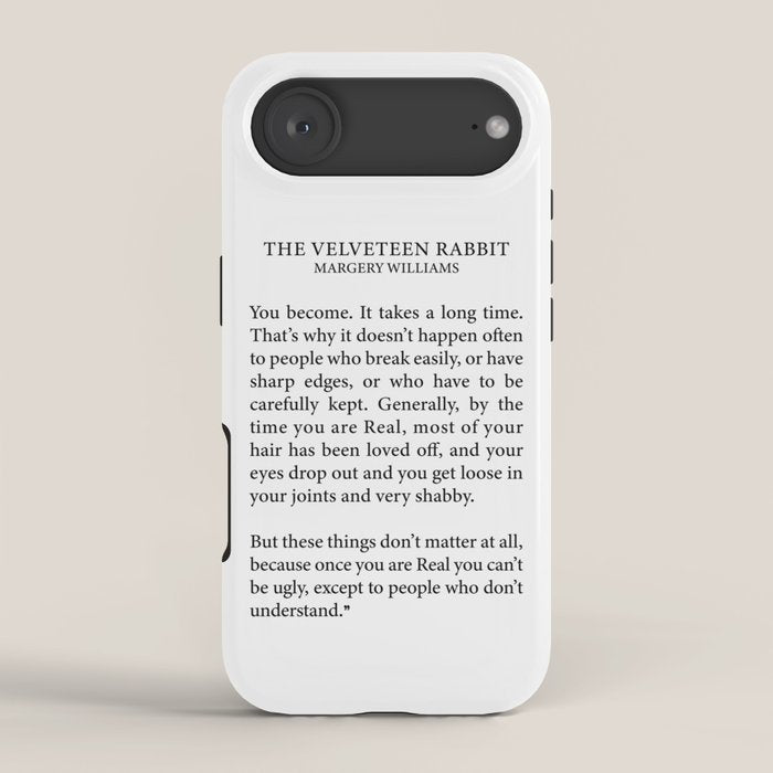 Becoming Real, Velveteen Rabbit iPhone Case Gallery Image 2