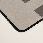 Beige Orange Geometric Abstract Minimalist Art Desk Mat Gallery Image 4
