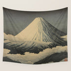 Shotei Takahashi Four Seasons of Mount Fuji Near Omuro Kawase Hasui Japanese Woodblock Print Wall Tapestry Gallery Image 4