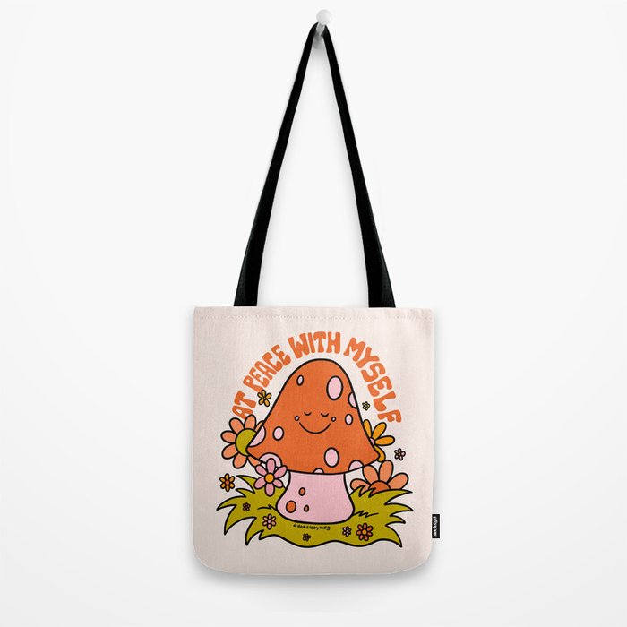 At Peace With Myself Tote Bag Gallery Image 2
