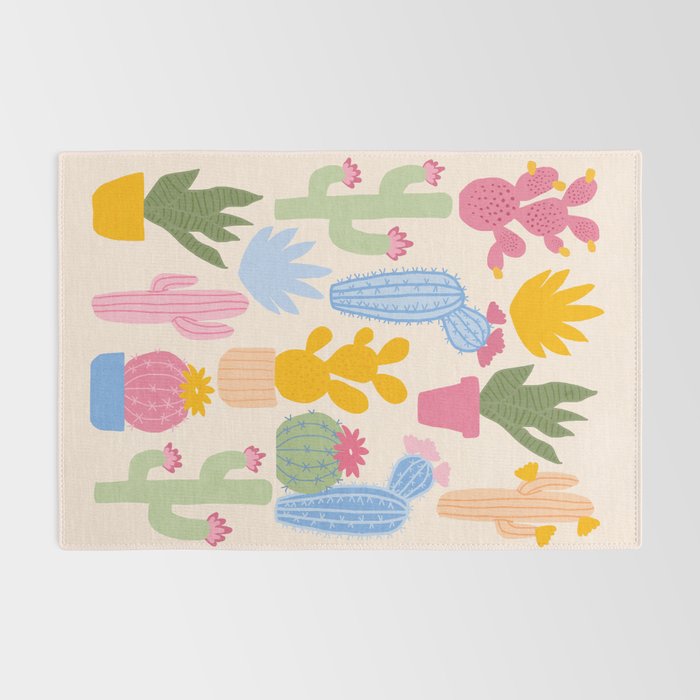 Cactus Garden - pastel Rug Gallery Image 2