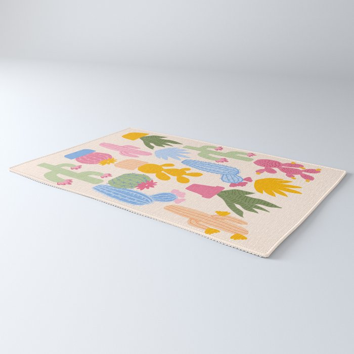 Cactus Garden - pastel Rug Gallery Image 3