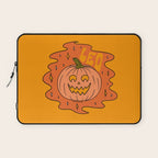 Leo Jack O Lantern Laptop Sleeve Gallery Image 1