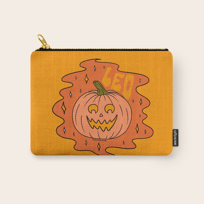 Leo Jack O Lantern Carry All Pouch Gallery Image 1