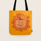 Leo Jack O Lantern Tote Bag Gallery Image 1