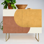 Halfmoon Colorblock - Gold Brown Credenza Gallery Image 1