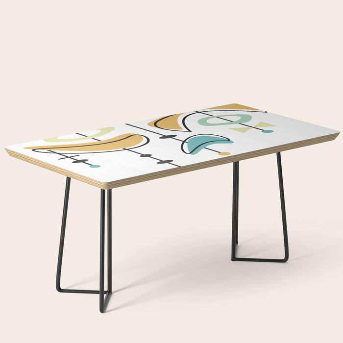 Mid Century Modern Abstract Atomic Age Coffee Table Gallery Image 1