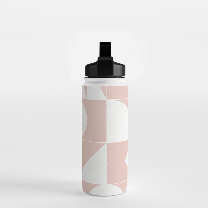 My Favorite Geometric Patterns No.11 - Pale Pink Water Bottle Gallery Image 2