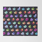 Jewel Snail Throw Blanket Gallery Image 2