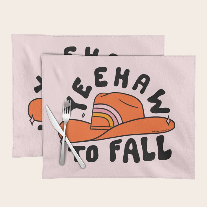 Yeehaw to Fall Placemat