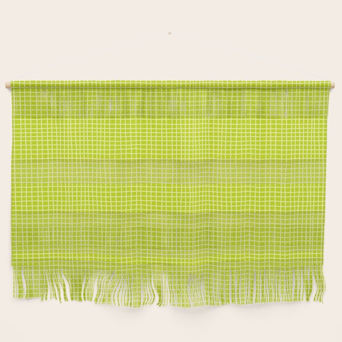 Fresh Lime Grid Wall Hanging Gallery Image 1