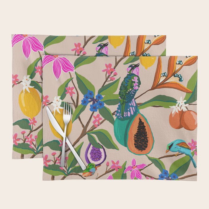 Summer vibes in tropical jungle Placemat Gallery Image 1