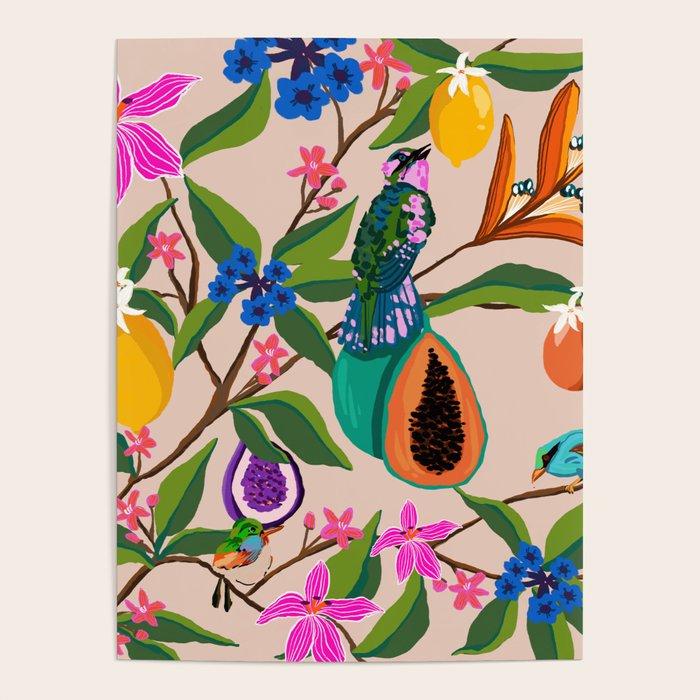 Summer vibes in tropical jungle Poster Gallery Image 1