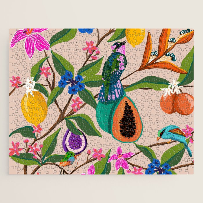 Summer vibes in tropical jungle Jigsaw Puzzle Gallery Image 1