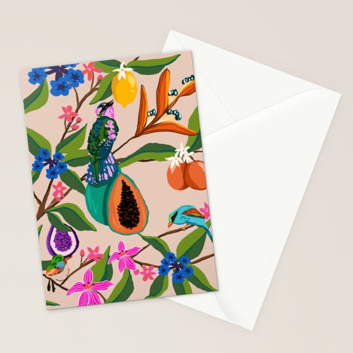 Summer vibes in tropical jungle Stationery Card Gallery Image 2