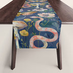 Snake Moth Mushroom  Table Runner Gallery Image 1