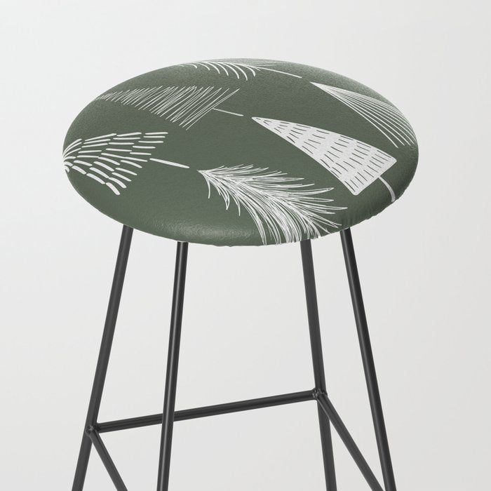 Xmas Trees Green Stool Gallery Image 2