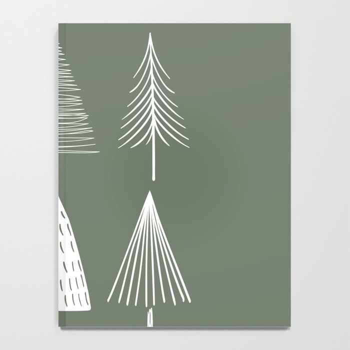 Xmas Trees Green Notebook Gallery Image 4