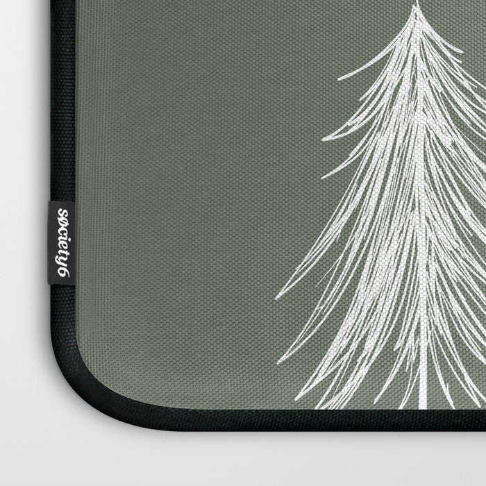 Xmas Trees Green Laptop Sleeve Gallery Image 3