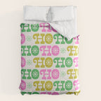 Ho Ho Ho - Pink and Green Comforter Gallery Image 6