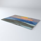 Japan Alps Vintage Beautiful Japanese Woodblock Print Hiroshi Yoshida Landscape Rug Gallery Image 3