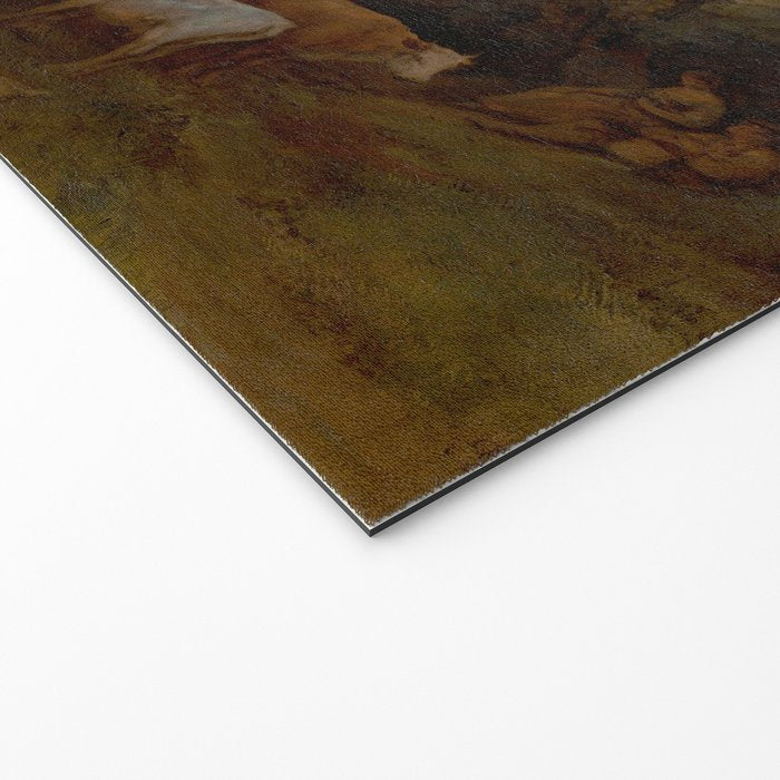 Grazing Cattle Antique Oil Painting Welcome Mat Gallery Image 2