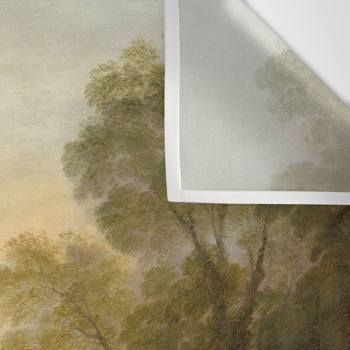 Grazing Cattle Antique Oil Painting Wall Tapestry Gallery Image 3