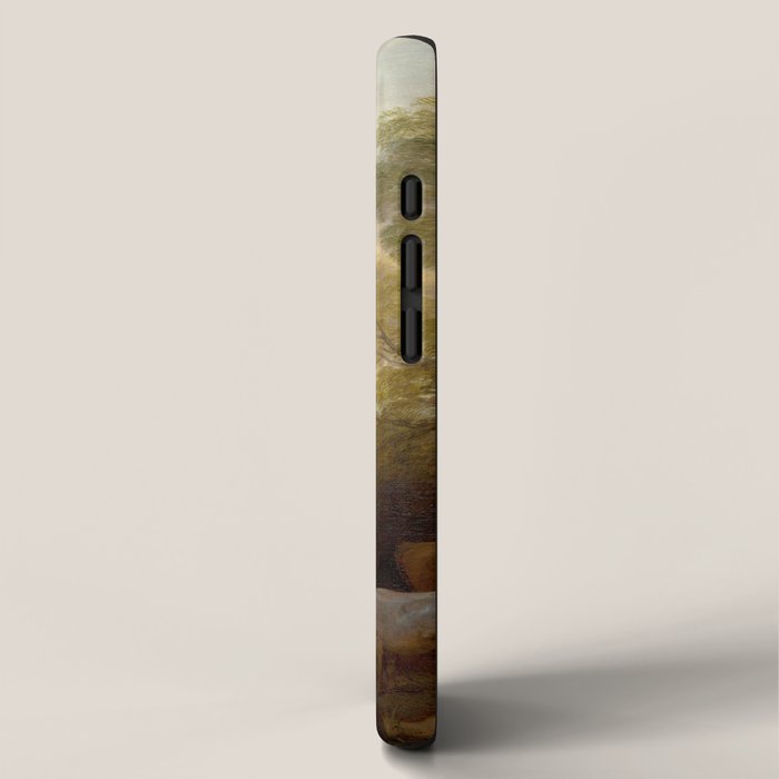 Grazing Cattle Antique Oil Painting iPhone Case Gallery Image 2