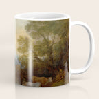 Grazing Cattle Antique Oil Painting Coffee Mug Gallery Image 1