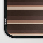 Classic Stripes XLIX - Mocha Coffee Laptop Sleeve Gallery Image 3