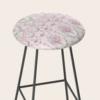French wallpaper, birds and floral swags Stool Gallery Image 2