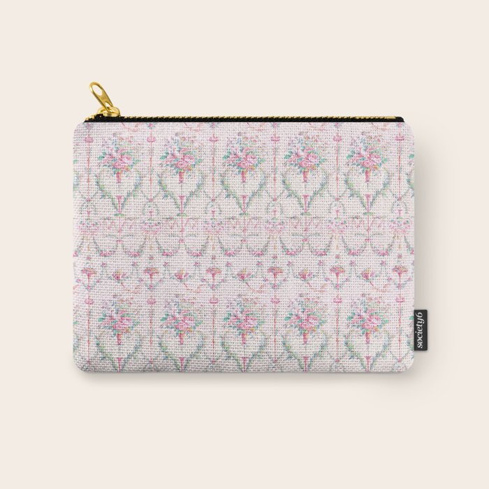 French wallpaper, birds and floral swags Carry All Pouch Gallery Image 1