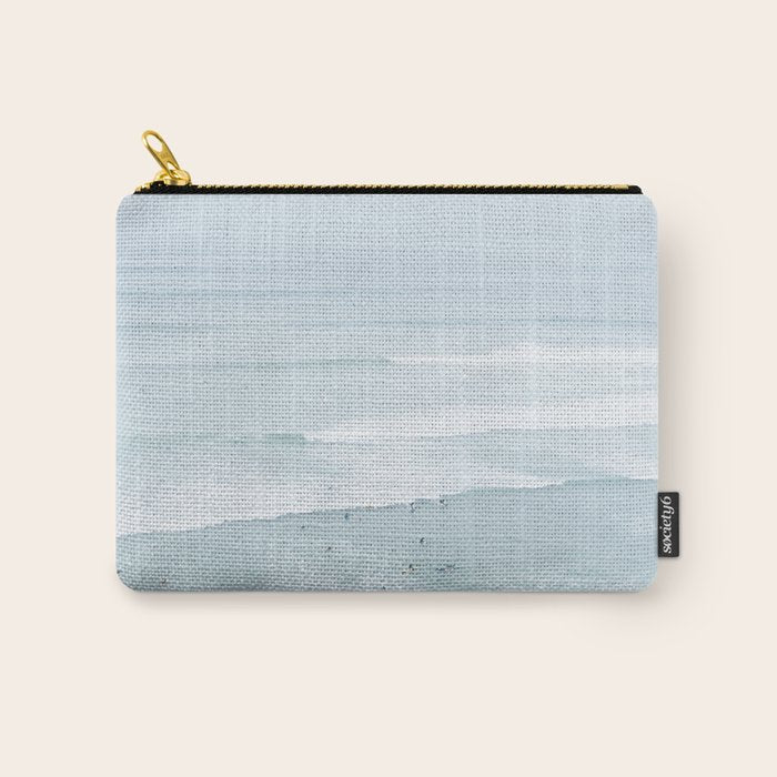 Tiny Surfers from the Sky, Lima, Peru Carry All Pouch Gallery Image 1