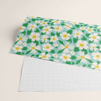 Big Bloom Floral - green Wrapping Paper Gallery Image 2