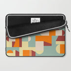Crisp Air and Warmth - Abstract Geometric Art Laptop Sleeve Gallery Image 2