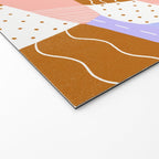 modern quilt, lilac Welcome Mat Gallery Image 2