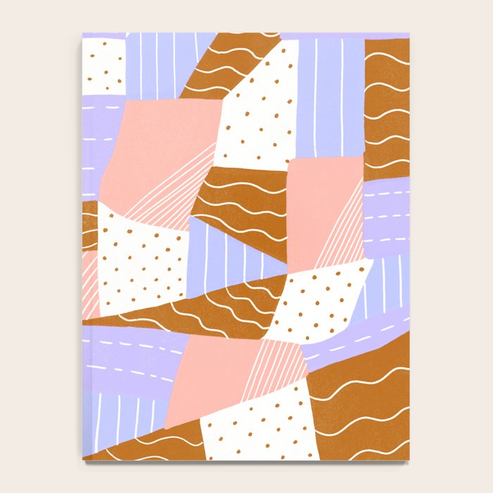 modern quilt, lilac Notebook Gallery Image 4