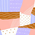 modern quilt, lilac Coffee Mug Gallery Image 2