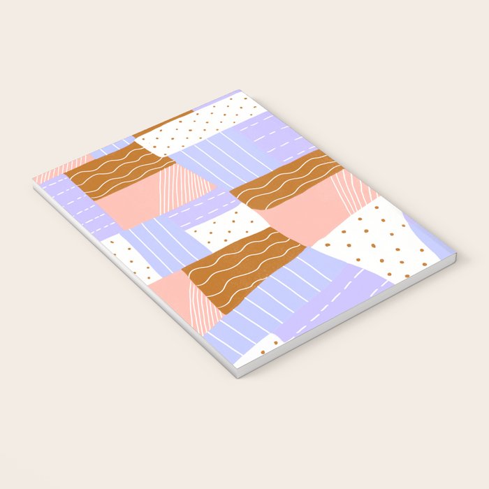 modern quilt, lilac Notebook Gallery Image 3