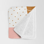 modern quilt, lilac Throw Blanket Gallery Image 3