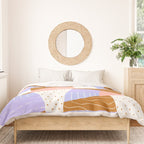 modern quilt, lilac Duvet Cover Gallery Image 3