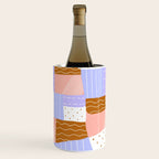 modern quilt, lilac Wine Chiller Gallery Image 2