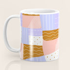 modern quilt, lilac Coffee Mug Gallery Image 3