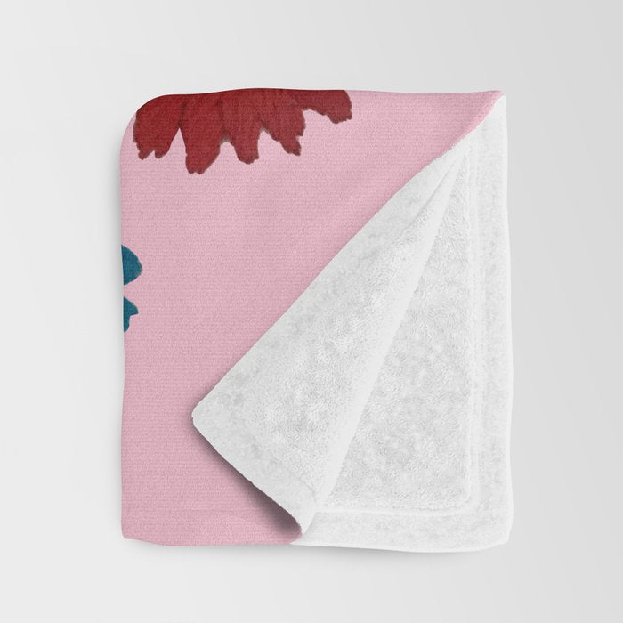 Mexican Blue Birds in Pink Throw Blanket Gallery Image 3