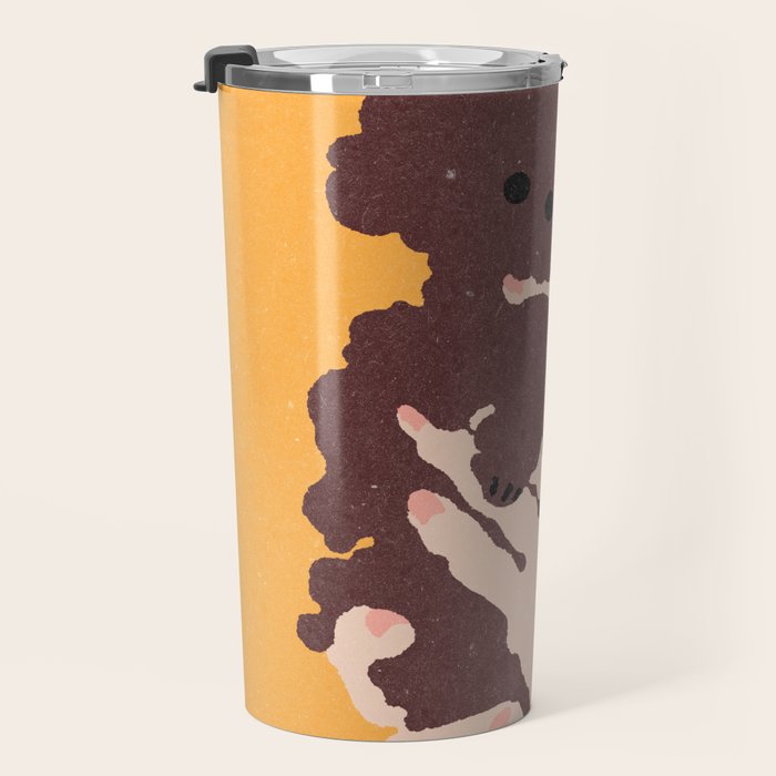 Cute puppy in arms Travel Mug Gallery Image 3