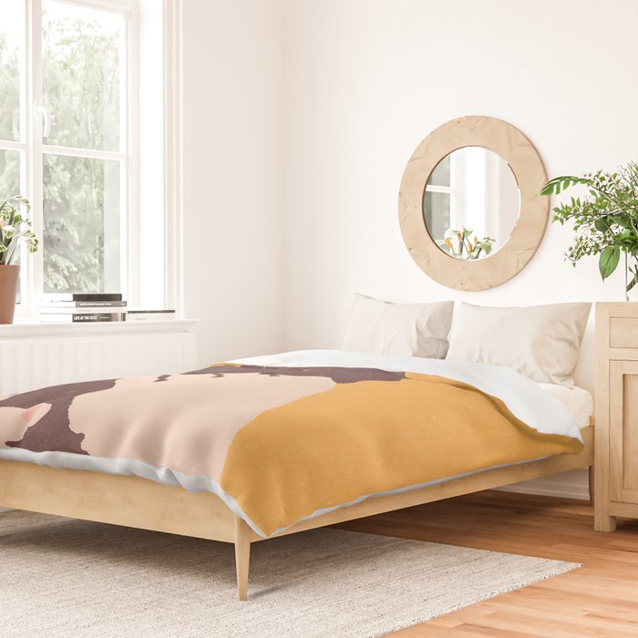 Cute puppy in arms Duvet Cover Gallery Image 2