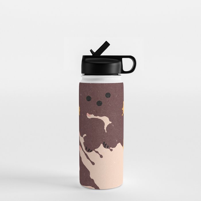 Cute puppy in arms Water Bottle Gallery Image 1