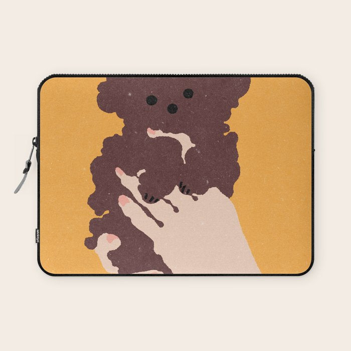 Cute puppy in arms Laptop Sleeve Gallery Image 1